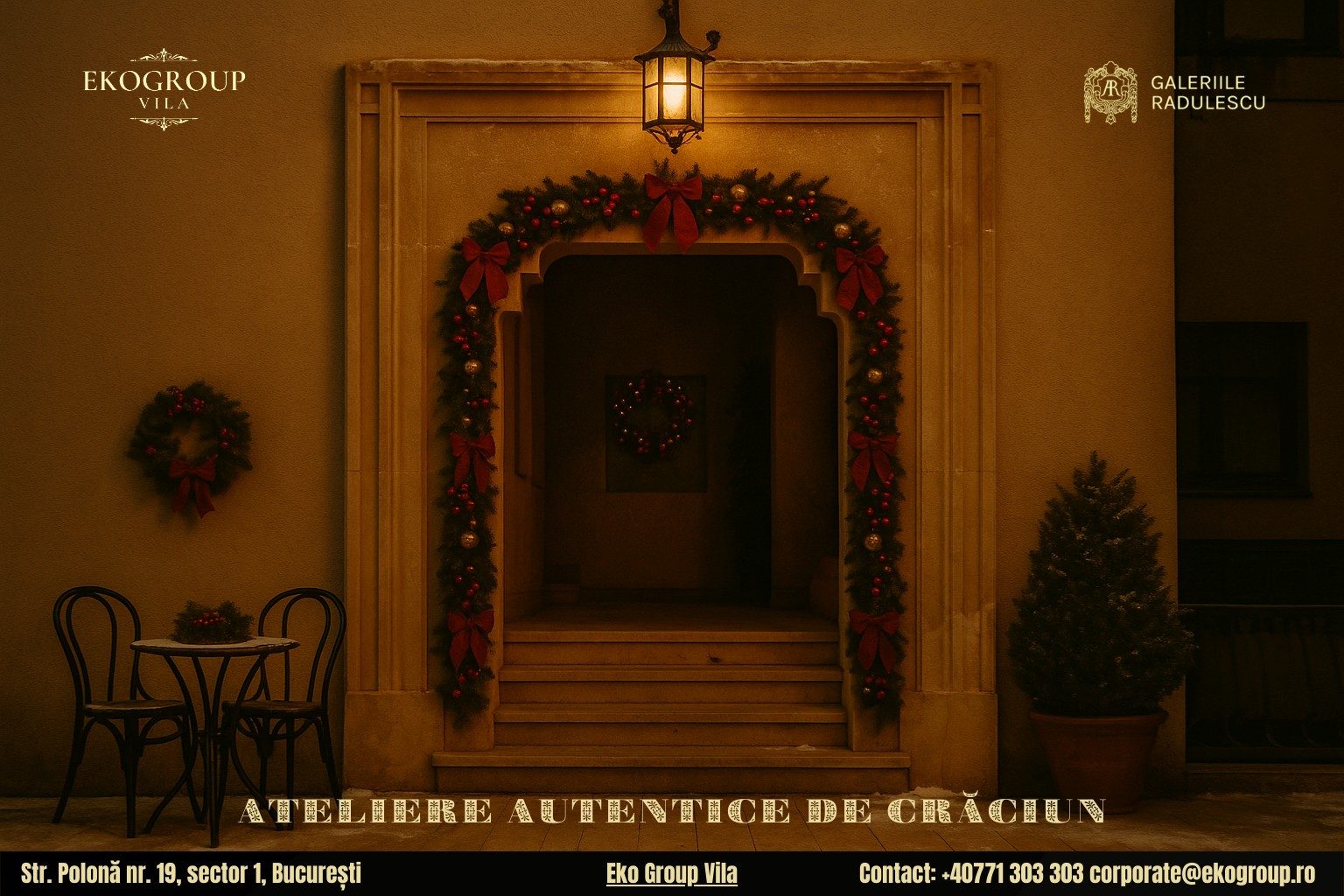 Activități de Crăciun cu parfum interbelic – Trăiește magia Crăciunului anilor ’30 la Eko Group Vila 10 Activități de Crăciun cu parfum interbelic – Trăiește magia Crăciunului anilor ’30 la Eko Group Vila